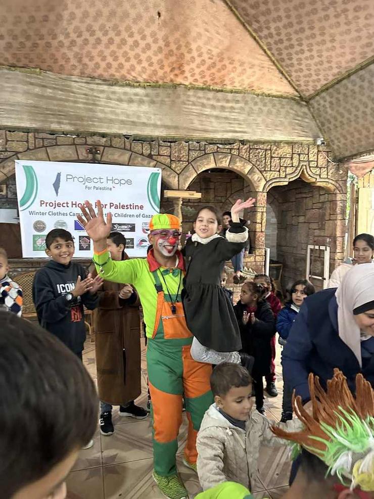 The winter clothes campaign for the children of Gaza